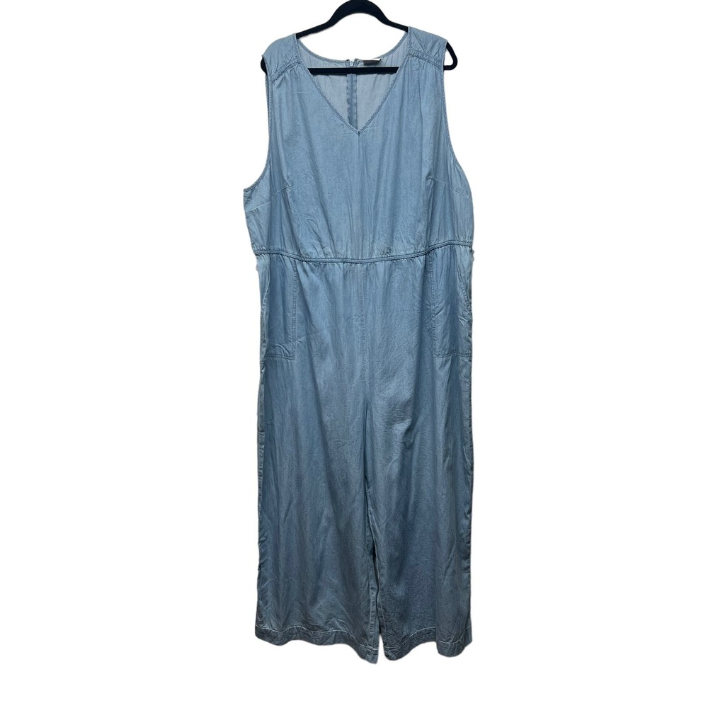 Ava & Viv Light Blue Jumpsuit